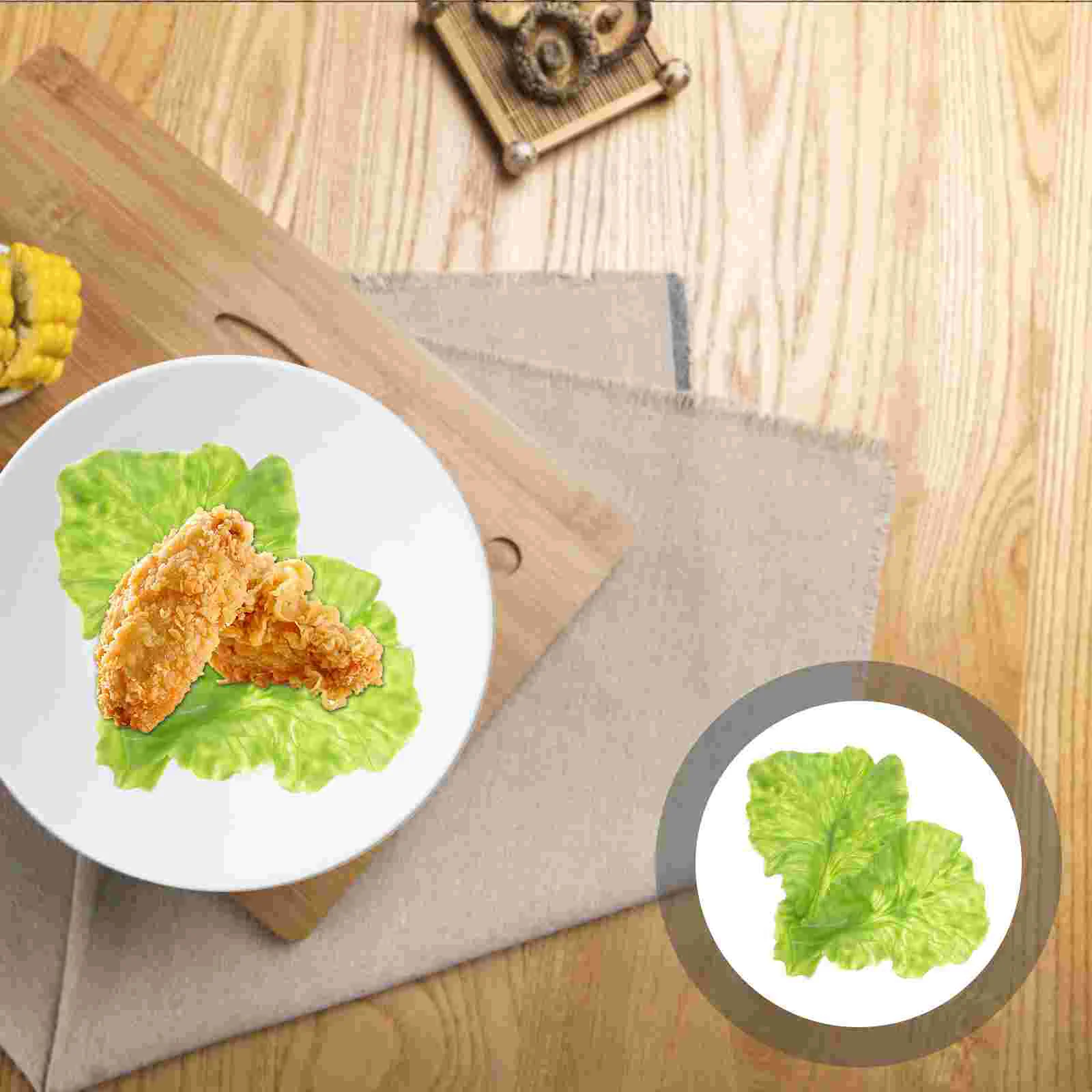 2 Pcs Artificial Lettuce Artifiicial Vegetable Fake Leaf Decorations Leaves Pvc Lifelike
2 Pcs Artificial Lettuce Artifiicial Vegetable Fake Leaf Decorations Leaves Pvc Lifelike