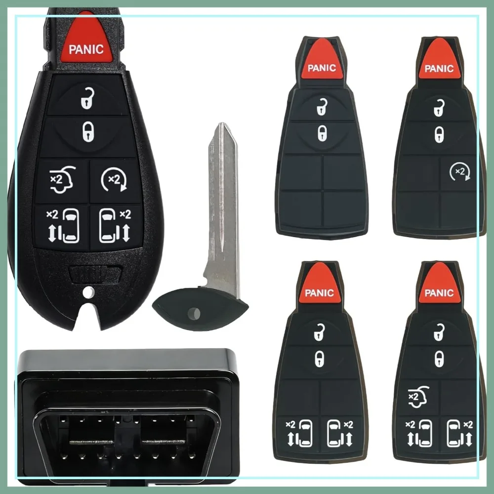DIY Key Fob Replacement OBD Kit for Chrysler Town & Country 2008-2016, Dodge Caravan 2008-2019, VW Routan 2009-2012 - 3/4/5/6 Button
DIY Key Fob Replacement OBD Kit for Chrysler Town & Country 2008-2016, Dodge Caravan 2008-2019, VW Routan 2009-2012 - 3/4/5/6 Button