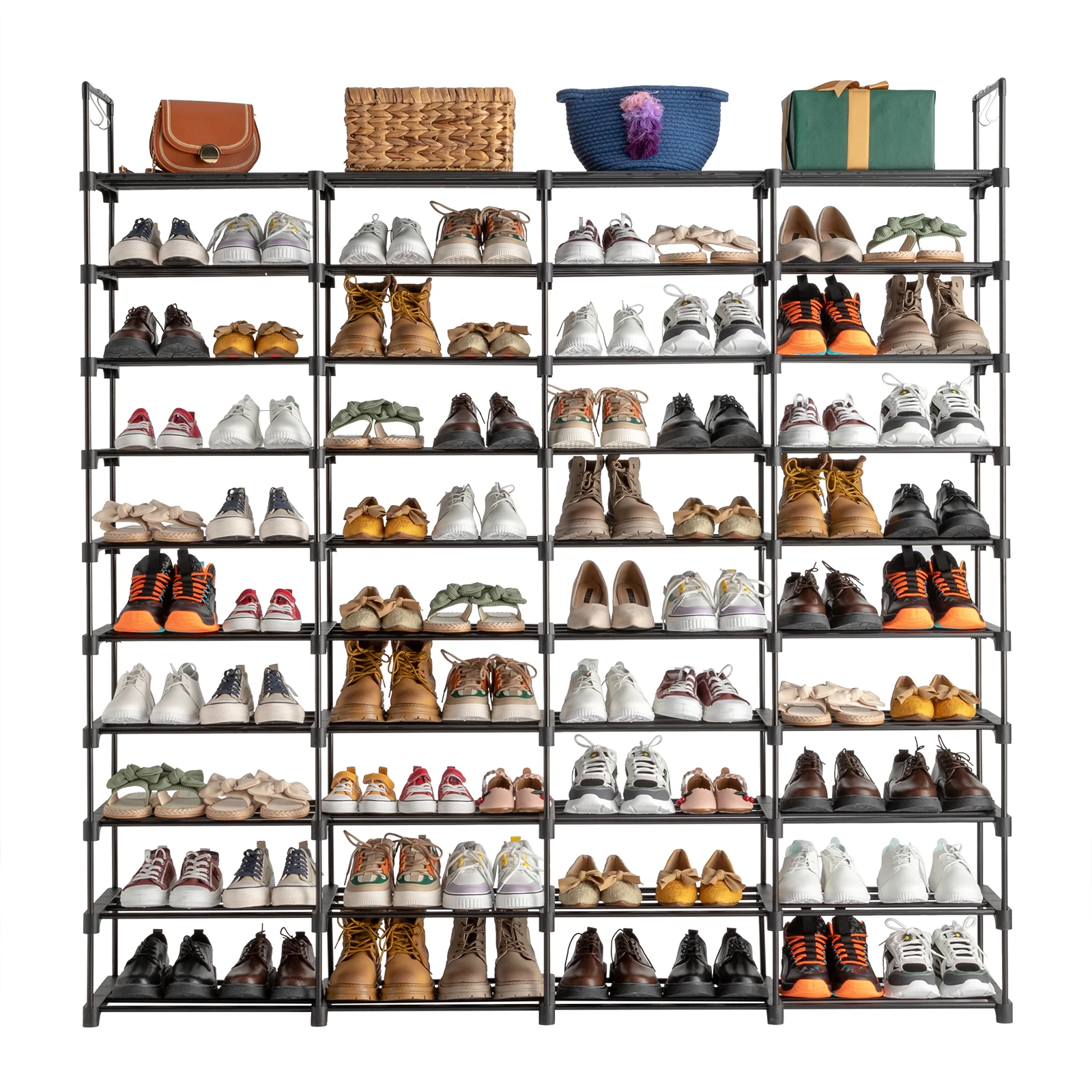 10 Tiers Shoe Rack Storage Organizer Shoe Shelf Organizer for Entryway Holds 80 Pairs Shoe, Stackable Shoe Cabinet Shoe Rack
10 Tiers Shoe Rack Storage Organizer Shoe Shelf Organizer for Entryway Holds 80 Pairs Shoe, Stackable Shoe Cabinet Shoe Rack