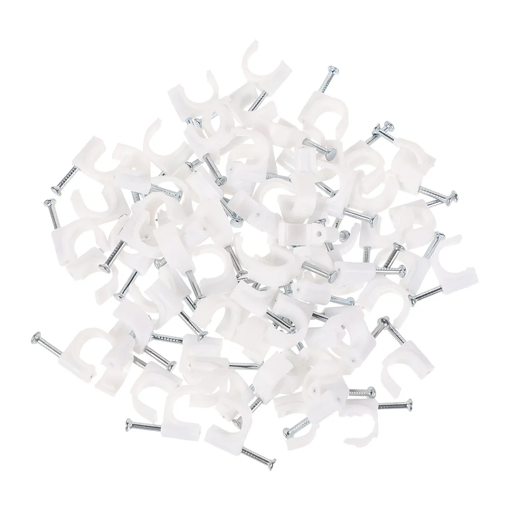 400Pcs Cable Clips Steel Nail White Durable Cable Management Clips for Wall Wire Phone Line Fixed Phone Line Wire Fixed Buckle
400Pcs Cable Clips Steel Nail White Durable Cable Management Clips for Wall Wire Phone Line Fixed Phone Line Wire Fixed Buckle