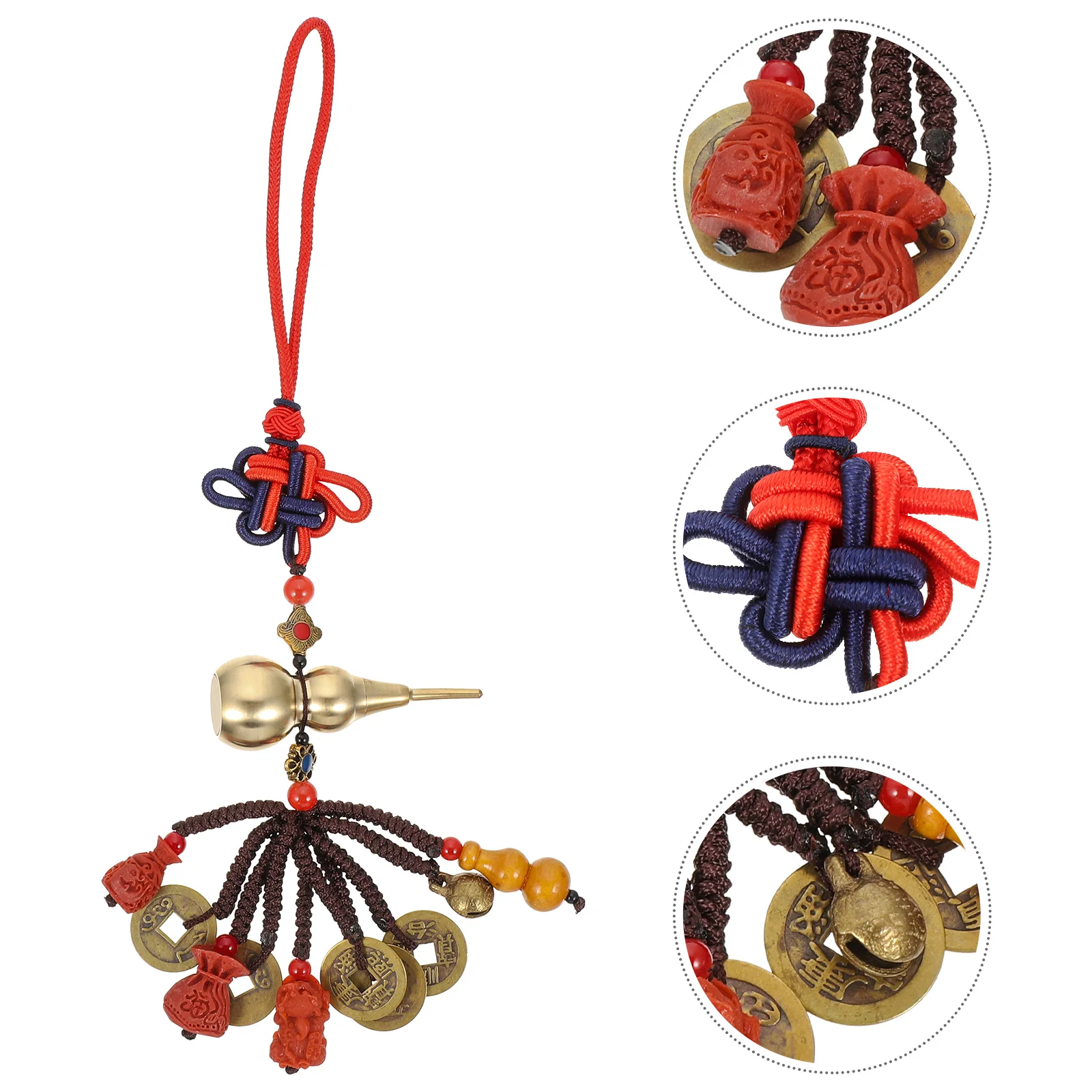Copper Hoist Car Pendant Hanging Accessories Interior Decoration Chinese Gourd Charm car Rearview Ornament
Copper Hoist Car Pendant Hanging Accessories Interior Decoration Chinese Gourd Charm car Rearview Ornament