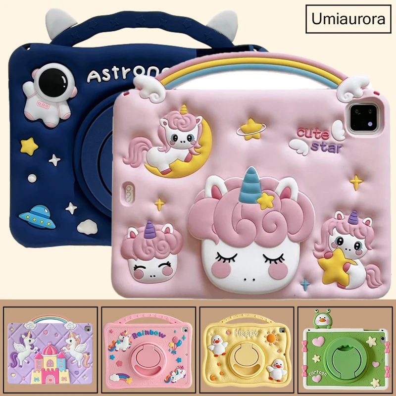 For IPad Mini 7 8th 9th 10.2 10th 10.9 11th Gen A16 Air 9.7 Pro 11 inch M2 M3 M4 M5 Kids Cartoon Tablet Case Stand Silicon Funda
For IPad Mini 7 8th 9th 10.2 10th 10.9 11th Gen A16 Air 9.7 Pro 11 inch M2 M3 M4 M5 Kids Cartoon Tablet Case Stand Silicon Funda