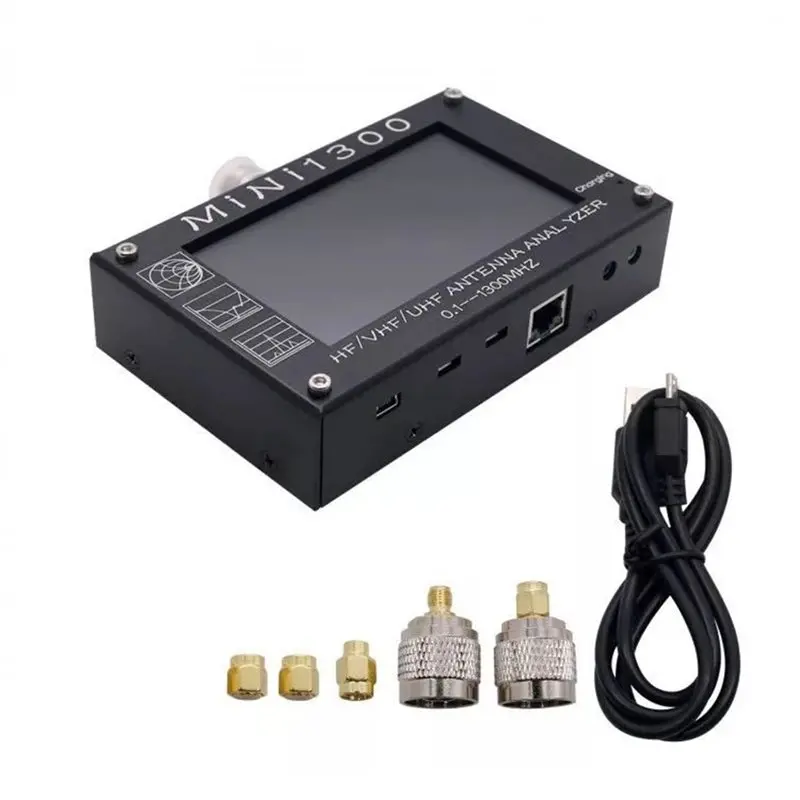JABS-Mini1300 0.1‑1300Mhz /VHF/UHF Antenna Analyzer Meter Tester 4.3 Inch LCD Touch Screen SWR Meter For Ham Radio
JABS-Mini1300 0.1‑1300Mhz /VHF/UHF Antenna Analyzer Meter Tester 4.3 Inch LCD Touch Screen SWR Meter For Ham Radio
