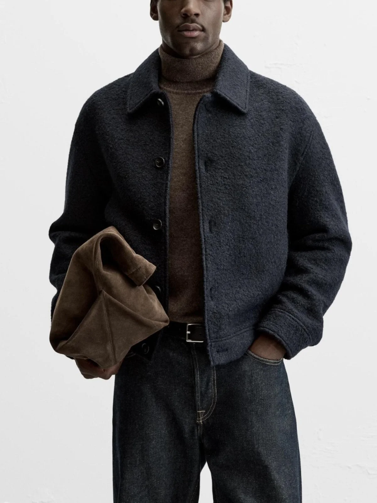 Busin Woolen Jaet for Men with Turn-down Collar And Boxy Fit Pearl eepskin Coat Spring Autumn Winter Modern Sle Long...
Busin Woolen Jaet for Men with Turn-down Collar And Boxy Fit Pearl eepskin Coat Spring Autumn Winter Modern Sle Long...