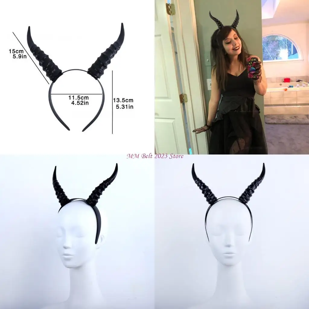 49ME Resin Horn Headwear Adjustable for Costume Parties Cosplay Themed
49ME Resin Horn Headwear Adjustable for Costume Parties Cosplay Themed