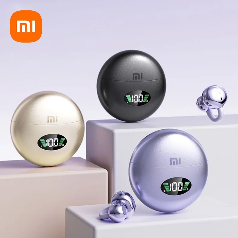 Беспроводные наушники Xiaomi Q88, гарнитура с костной проводимостью, Bluetooth 5,4, наушники-вкладыши с клипсой, удобные с цифровым дисплеем
Беспроводные наушники Xiaomi Q88, гарнитура с костной проводимостью, Bluetooth 5,4, наушники-вкладыши с клипсой, удобные с цифровым дисплеем