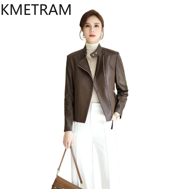 KMETRAM Genuine Sheepskin Leather Jacket Woman Fashion Short Motorcycle Jackets New Autumn Coats Premium Women Clothing 2026 자켓
KMETRAM Genuine Sheepskin Leather Jacket Woman Fashion Short Motorcycle Jackets New Autumn Coats Premium Women Clothing 2026 자켓