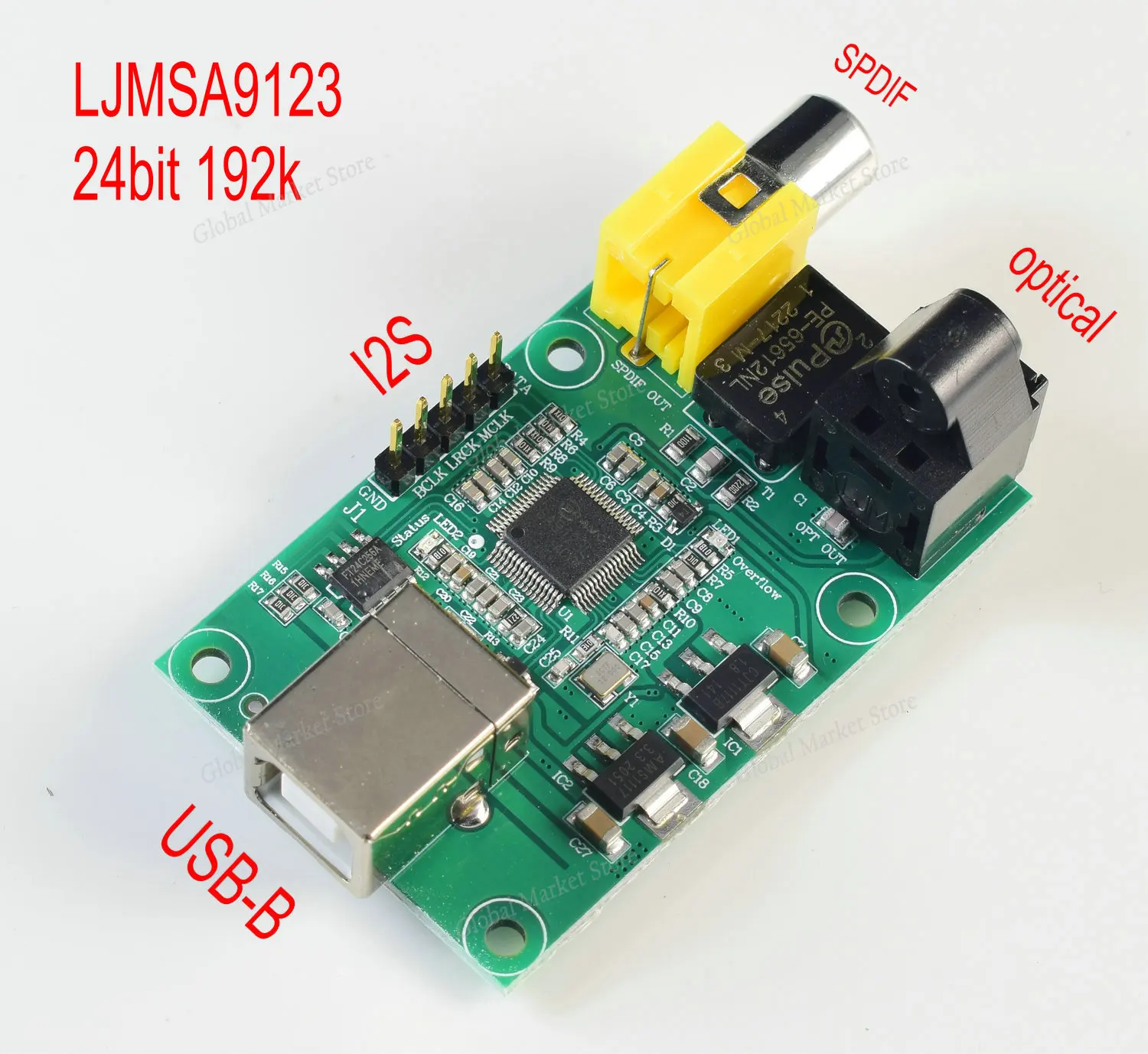 New for LJM SA9123 USB to SPDIF Optical I2S Output 24BIT 192K Decoding Board HiFi SA9123L DAC
New for LJM SA9123 USB to SPDIF Optical I2S Output 24BIT 192K Decoding Board HiFi SA9123L DAC