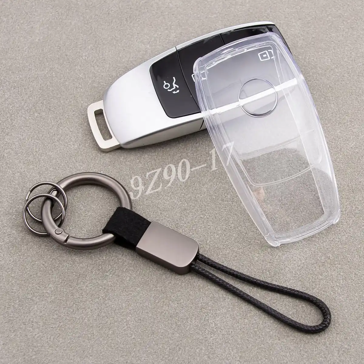 Black transparent keychain protective cover keychain for Mercedes W177 W247 W205 W213 S213 W222 W463 H247 X247 X253 V167 C118
Black transparent keychain protective cover keychain for Mercedes W177 W247 W205 W213 S213 W222 W463 H247 X247 X253 V167 C118