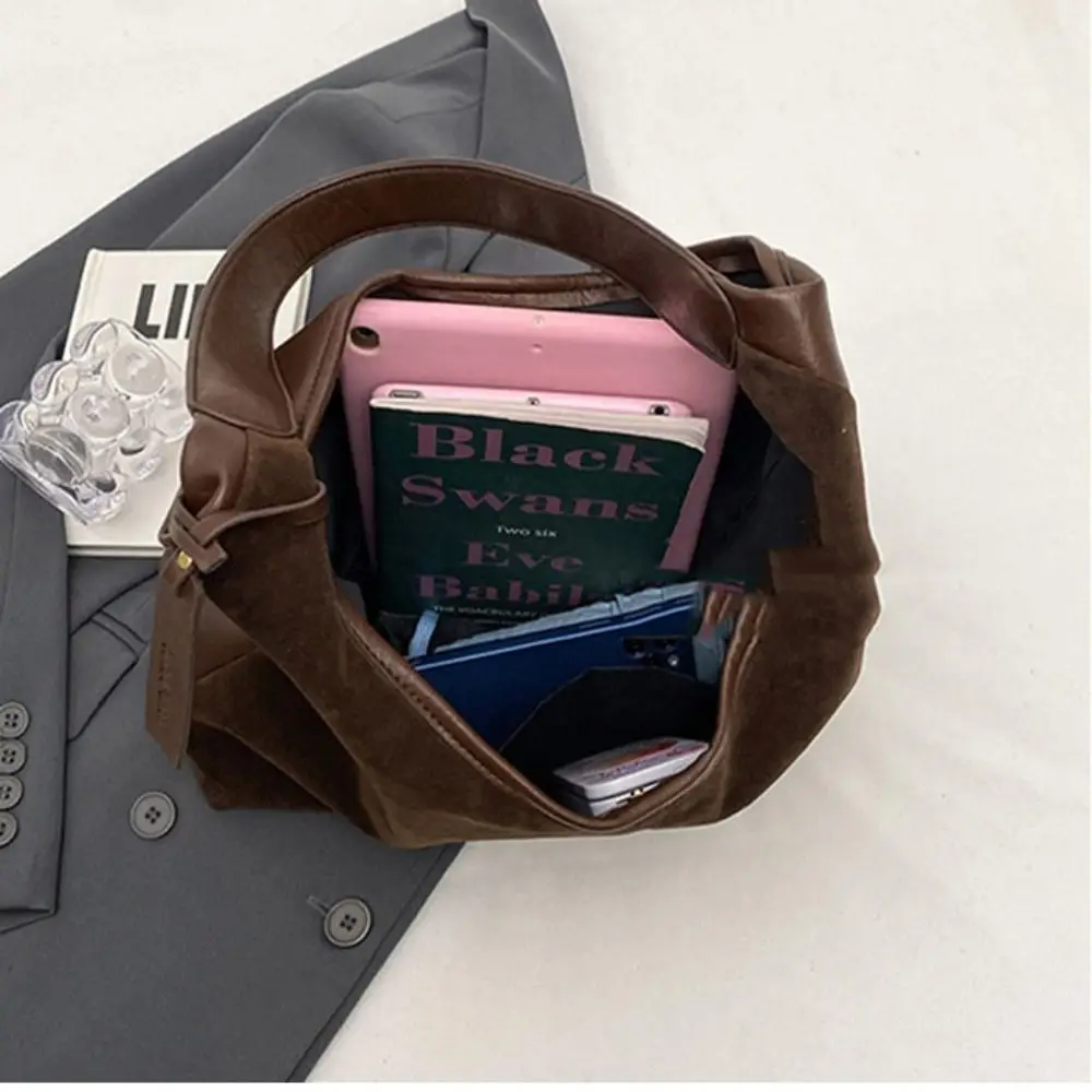 Sweet Korean Style Suede Tote Bag Tote Bag Solid Color Large Capacity Handbag Large Capacity PU Leather Underarm Packs Travel
Sweet Korean Style Suede Tote Bag Tote Bag Solid Color Large Capacity Handbag Large Capacity PU Leather Underarm Packs Travel