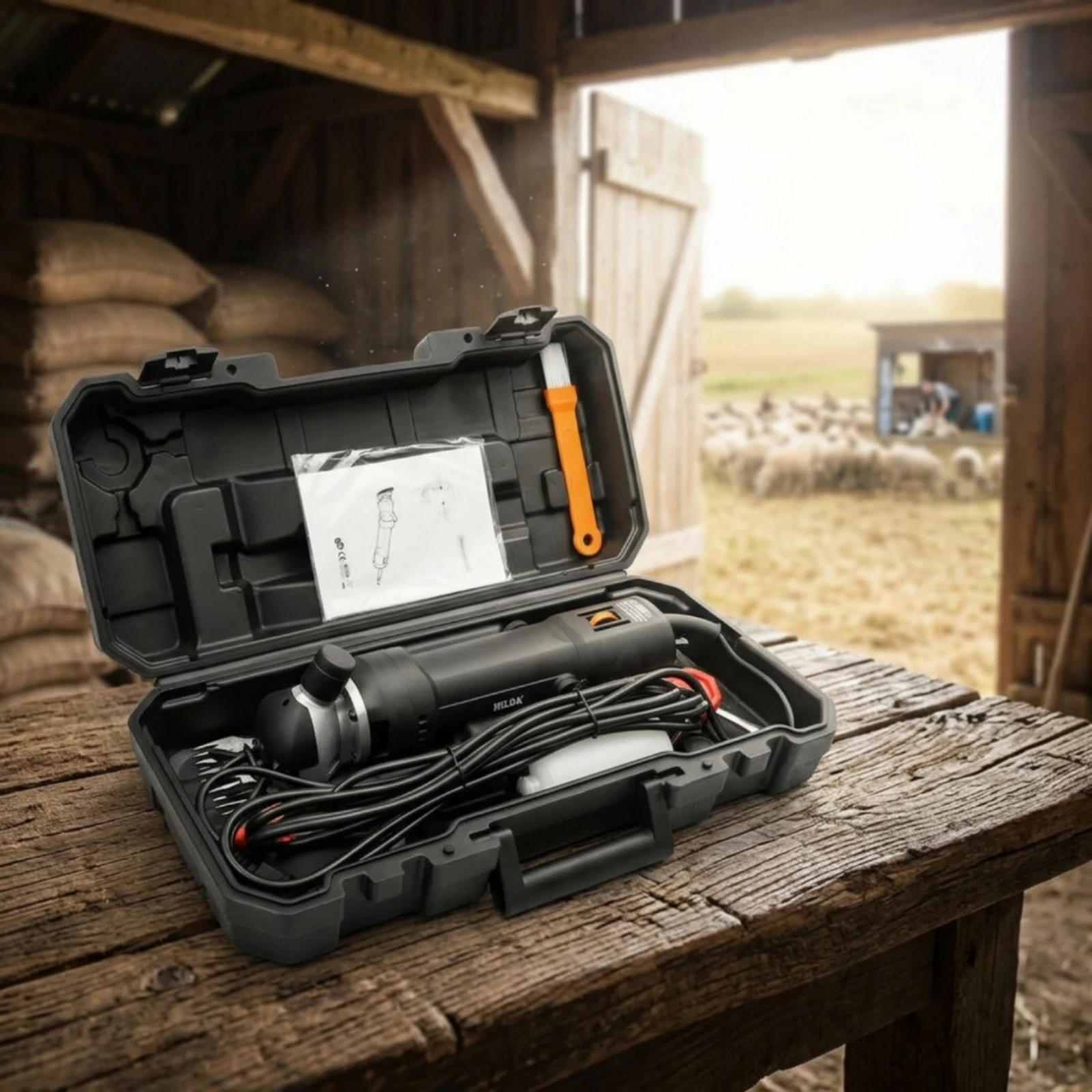 Electric Sheep Shear Professional Sheep Shears with Carrying Case Electric Wool Clipper Portable for Shearers, Farm
Electric Sheep Shear Professional Sheep Shears with Carrying Case Electric Wool Clipper Portable for Shearers, Farm
