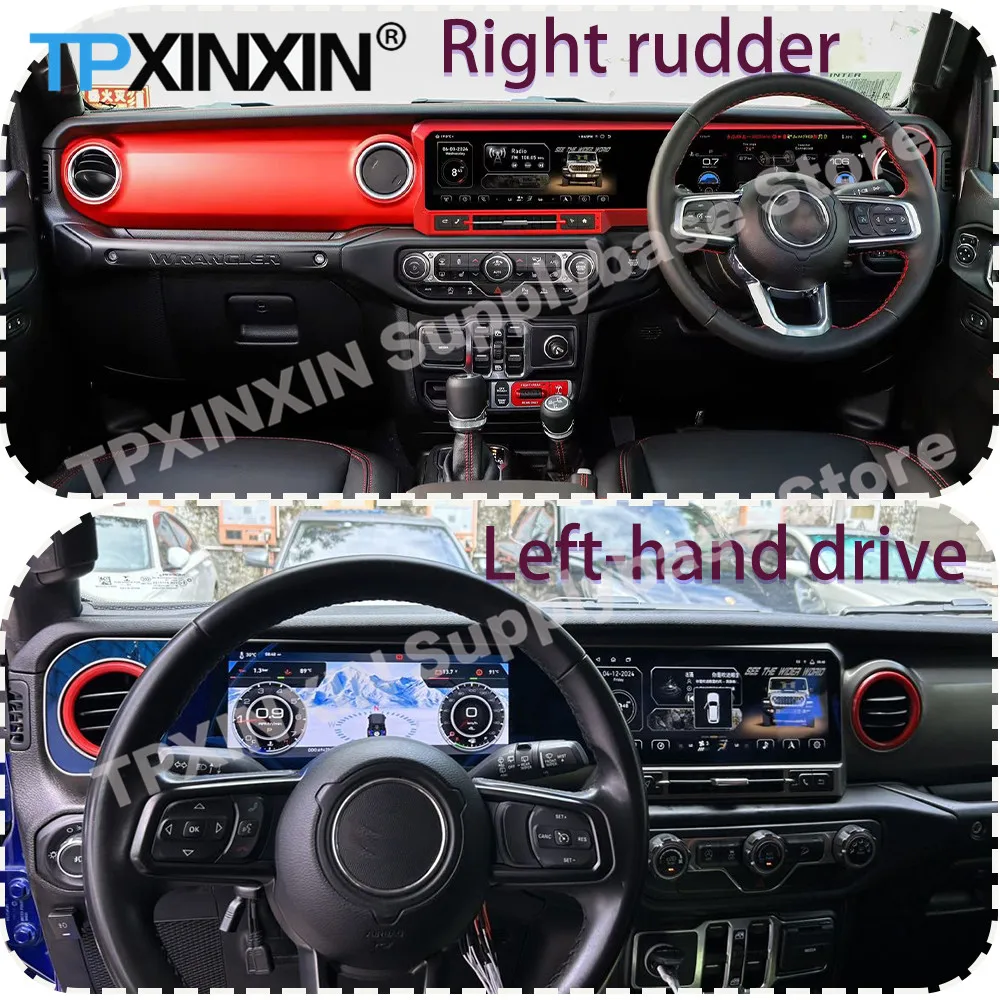 LHD RHD Car Radio Stereo Receiver Android Auto Upgrade For Jeep Wrangler JL Gladiator GPS Navigation Audio Multimedia Head Unit
LHD RHD Car Radio Stereo Receiver Android Auto Upgrade For Jeep Wrangler JL Gladiator GPS Navigation Audio Multimedia Head Unit