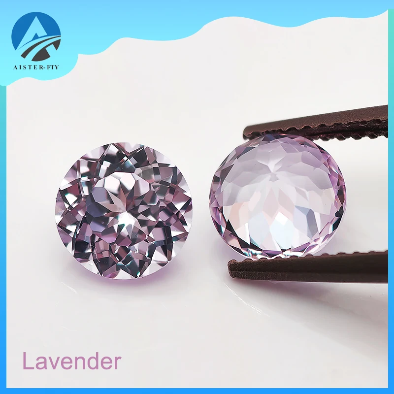 Lavender Purple Color Round Cut YAG Yttrium Aluminium Garnet Gemstone Stones Loose Gemstones for Making Jewelry DIY
Lavender Purple Color Round Cut YAG Yttrium Aluminium Garnet Gemstone Stones Loose Gemstones for Making Jewelry DIY