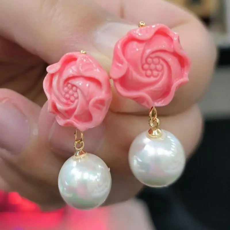 Handmade white shell pearl pendant flower earrings Ear Cuff Minimalist Handmade Art Modern Wedding Women Crystal Bridal
Handmade white shell pearl pendant flower earrings Ear Cuff Minimalist Handmade Art Modern Wedding Women Crystal Bridal