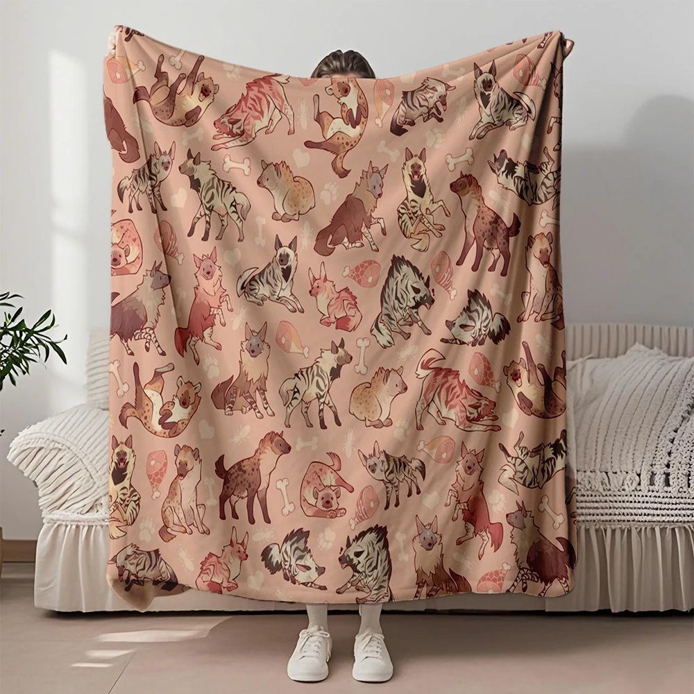 Flannel Cozy Multi-use Blanket Hyenas In Orange Modern Minimalist Plush Throw Knit Throw Durable Odor-resistant Blankets
Flannel Cozy Multi-use Blanket Hyenas In Orange Modern Minimalist Plush Throw Knit Throw Durable Odor-resistant Blankets