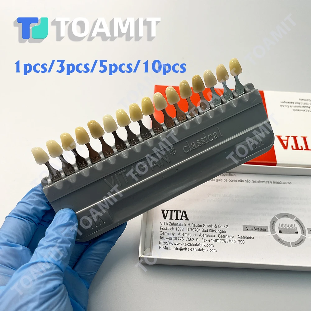 16Colors Classical VITAPAN Shade Guide Teeth Whitening Porcelain Toothguide Model Dentistry Equipment Colorimetric Plate
16Colors Classical VITAPAN Shade Guide Teeth Whitening Porcelain Toothguide Model Dentistry Equipment Colorimetric Plate