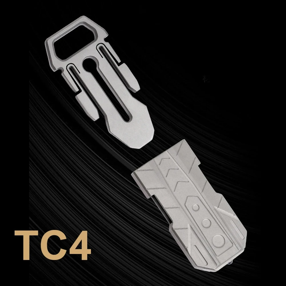 For Camping For Hiking Ti Alloy Keychain Outdoor Key Clip Portable Waist Belt Keychain Key Chain Silver TC4 Ti Alloy
For Camping For Hiking Ti Alloy Keychain Outdoor Key Clip Portable Waist Belt Keychain Key Chain Silver TC4 Ti Alloy