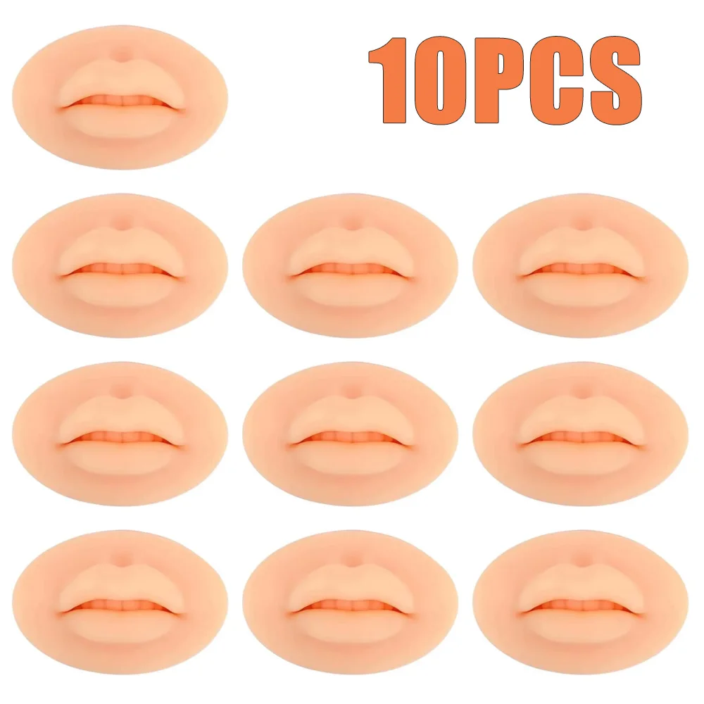 5D Silicone Fake Lips for Tattoo & Makeup Practice Soft Tattoo Practice Lips Model for Semi Permanent Make Up Supplies
5D Silicone Fake Lips for Tattoo & Makeup Practice Soft Tattoo Practice Lips Model for Semi Permanent Make Up Supplies