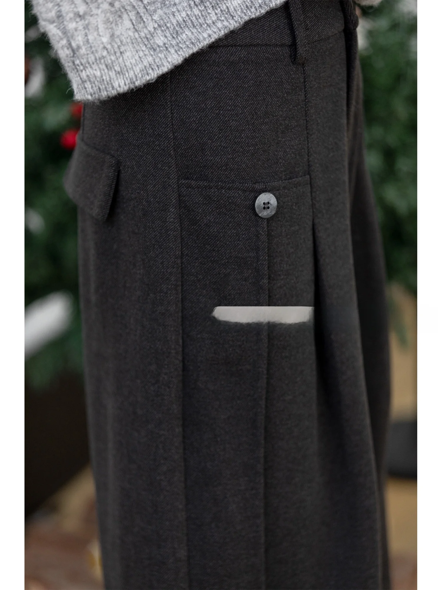 Warm Fce Lined Wide Leg Suit Pants Women's Casual High Waist Trousers Long Leg Effect Instant Slimming Design Sensation
Warm Fce Lined Wide Leg Suit Pants Women's Casual High Waist Trousers Long Leg Effect Instant Slimming Design Sensation