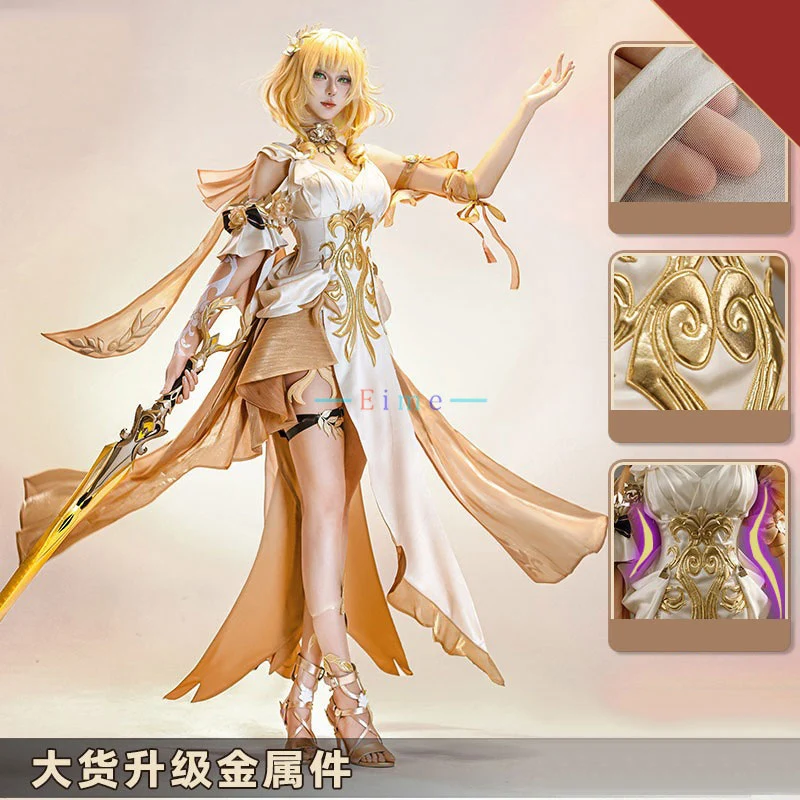 Aglaea Cosplay Costume Game Honkai: Star Rail Aglaea Outfits Women Golden Gorgeous Dress Halloween Party Uniforms Custom Made
Aglaea Cosplay Costume Game Honkai: Star Rail Aglaea Outfits Women Golden Gorgeous Dress Halloween Party Uniforms Custom Made
