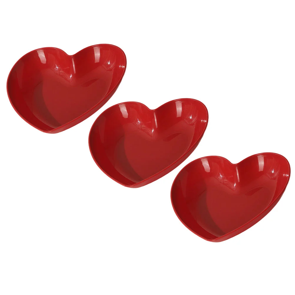 3 Pcs Heart Shaped Plate Ups Food Holder Platters Fruit Trplateay Snack Storage Tray Festive Red Wedding
3 Pcs Heart Shaped Plate Ups Food Holder Platters Fruit Trplateay Snack Storage Tray Festive Red Wedding