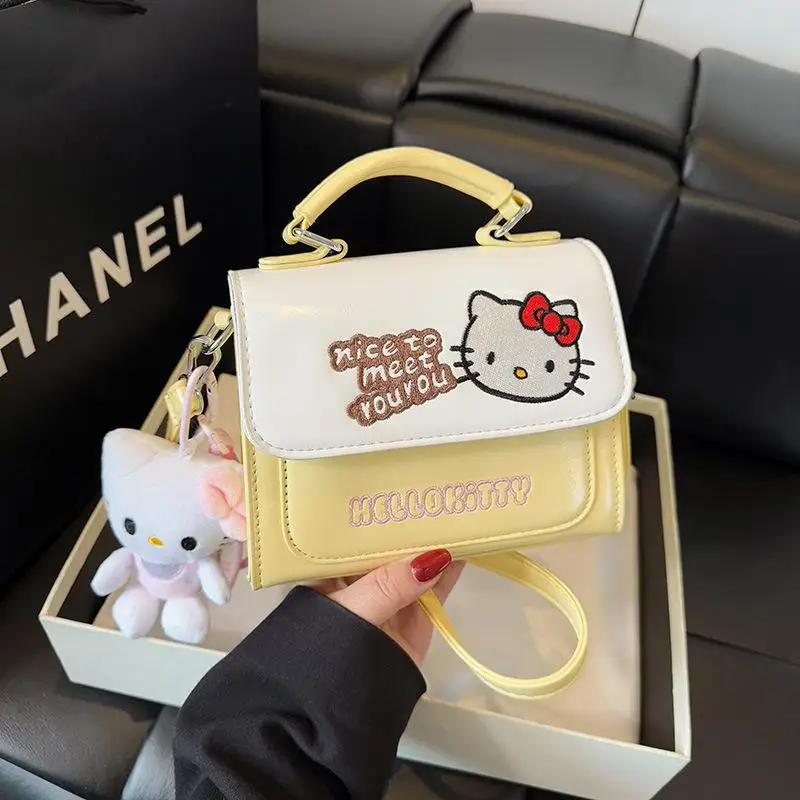 Sanrio Cartoon Girl Niche Sweet Cool Style Kawaii Hello Kitty Embroidered Cartoon New Versatile Girl Hand-Carrying Crossbody Bag
Sanrio Cartoon Girl Niche Sweet Cool Style Kawaii Hello Kitty Embroidered Cartoon New Versatile Girl Hand-Carrying Crossbody Bag