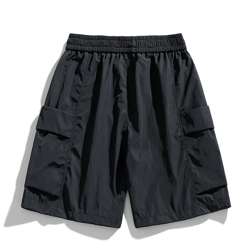 Korean Men's Loose Cargo Shorts Straight Leg Casual Shorts Multi-Pocket Design Drawstring Waist for Summer Outdoor Daily Wear
Korean Men's Loose Cargo Shorts Straight Leg Casual Shorts Multi-Pocket Design Drawstring Waist for Summer Outdoor Daily Wear
