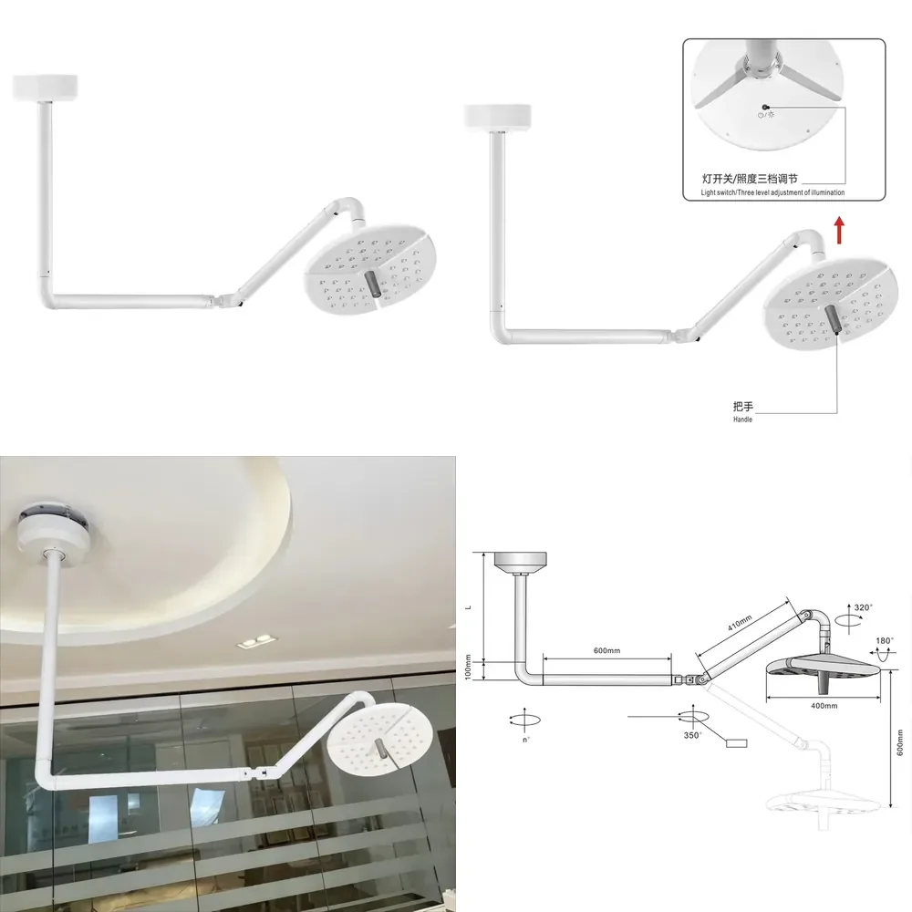 400mm LED-80W Veterinary Surgery Light Medical Shadowless Operating Lamp Ceiling Mounted Veterinary Surgery Light Electricity
400mm LED-80W Veterinary Surgery Light Medical Shadowless Operating Lamp Ceiling Mounted Veterinary Surgery Light Electricity