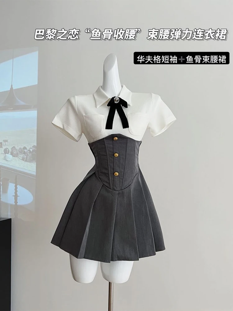 Women Two Piece Suit Vintage Harajuku Short Slevee Blouse Shirt with Pleated Skirt Harajuku Y2k Skirts Sets 2000s Clothes Summer
Women Two Piece Suit Vintage Harajuku Short Slevee Blouse Shirt with Pleated Skirt Harajuku Y2k Skirts Sets 2000s Clothes Summer