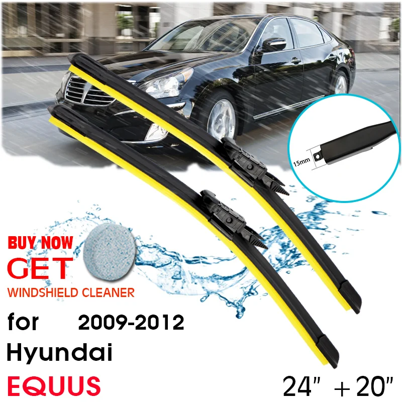 Car Blade Wiper Window Windshield Rubber Silicon Refill Wiper For Hyundai EQUUS 2009-2012 LHD / RHD 24"+20" Car Accessories
Car Blade Wiper Window Windshield Rubber Silicon Refill Wiper For Hyundai EQUUS 2009-2012 LHD / RHD 24"+20" Car Accessories