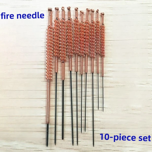 10pcs/5pcs Reusable and Heat-resistant Beauty Fire Needle Tungsten Steel Fire Needle Copper Handle Fine Coarse Fire Needle Set
10pcs/5pcs Reusable and Heat-resistant Beauty Fire Needle Tungsten Steel Fire Needle Copper Handle Fine Coarse Fire Needle Set