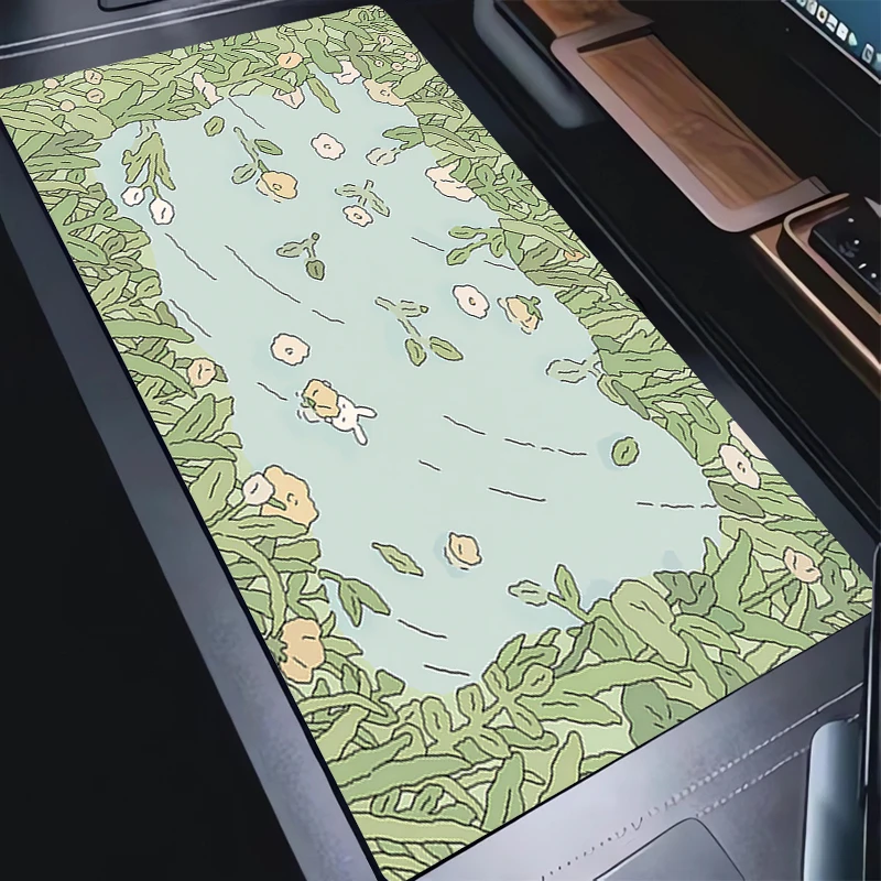 Gaming Mouse Pad Non-Slip Rubber Base Green Plants Flowers Extended Desk Mat Kawaii Keyboard Mousepad for Office Home Computer
Gaming Mouse Pad Non-Slip Rubber Base Green Plants Flowers Extended Desk Mat Kawaii Keyboard Mousepad for Office Home Computer