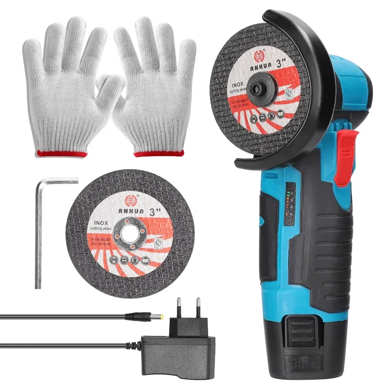 12V wireless Angle Grinder 19500RPM Rechargeable Grinding Tool Cordless Polishing Machine Diamond Cutting Grinder Electric Tool
12V wireless Angle Grinder 19500RPM Rechargeable Grinding Tool Cordless Polishing Machine Diamond Cutting Grinder Electric Tool