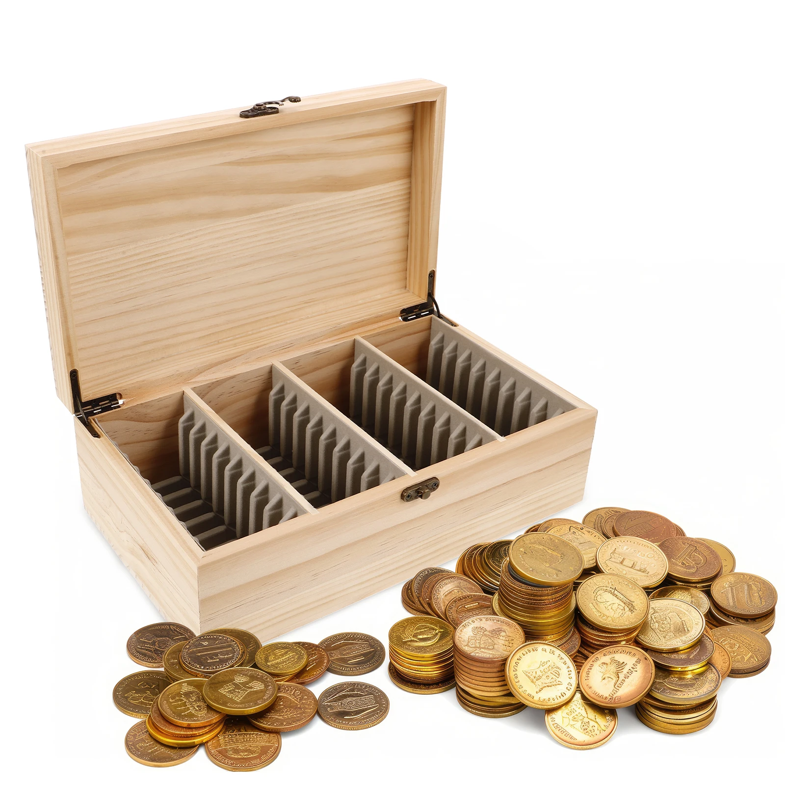 Commemorative Coin Collection Box Holder Reusable Container Portable Case Solid Wood Protection Storage Holders for Collectors
Commemorative Coin Collection Box Holder Reusable Container Portable Case Solid Wood Protection Storage Holders for Collectors