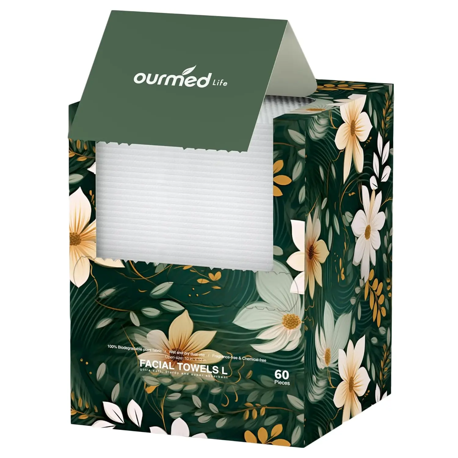 12x12 Tear-Off Disposable Face Towels, 60 Ct - Biodegradable, Lint-Free & Gentle for Sensitive Skin
12x12 Tear-Off Disposable Face Towels, 60 Ct - Biodegradable, Lint-Free & Gentle for Sensitive Skin