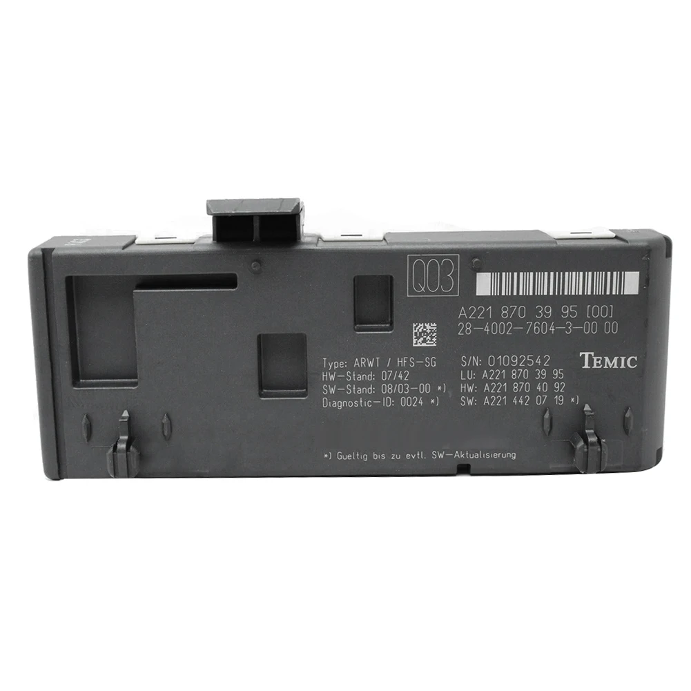 New Trunk Electric Lifting Control Module Remote Open Close Module A2218703995 for Mercedes Benz W221 S-Class 07-14
New Trunk Electric Lifting Control Module Remote Open Close Module A2218703995 for Mercedes Benz W221 S-Class 07-14