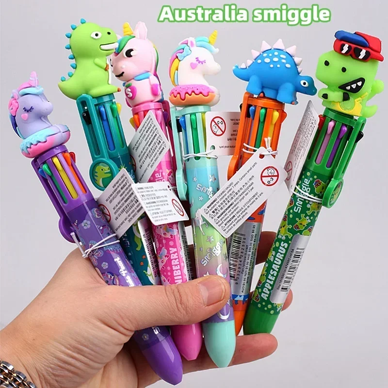 Оригинальная австралийская милая Шариковая ручка Smiggle для студентов, модный студенческий кампус, разноцветная, ручка с персонажами мультфильмов
Оригинальная австралийская милая Шариковая ручка Smiggle для студентов, модный студенческий кампус, разноцветная, ручка с персонажами мультфильмов