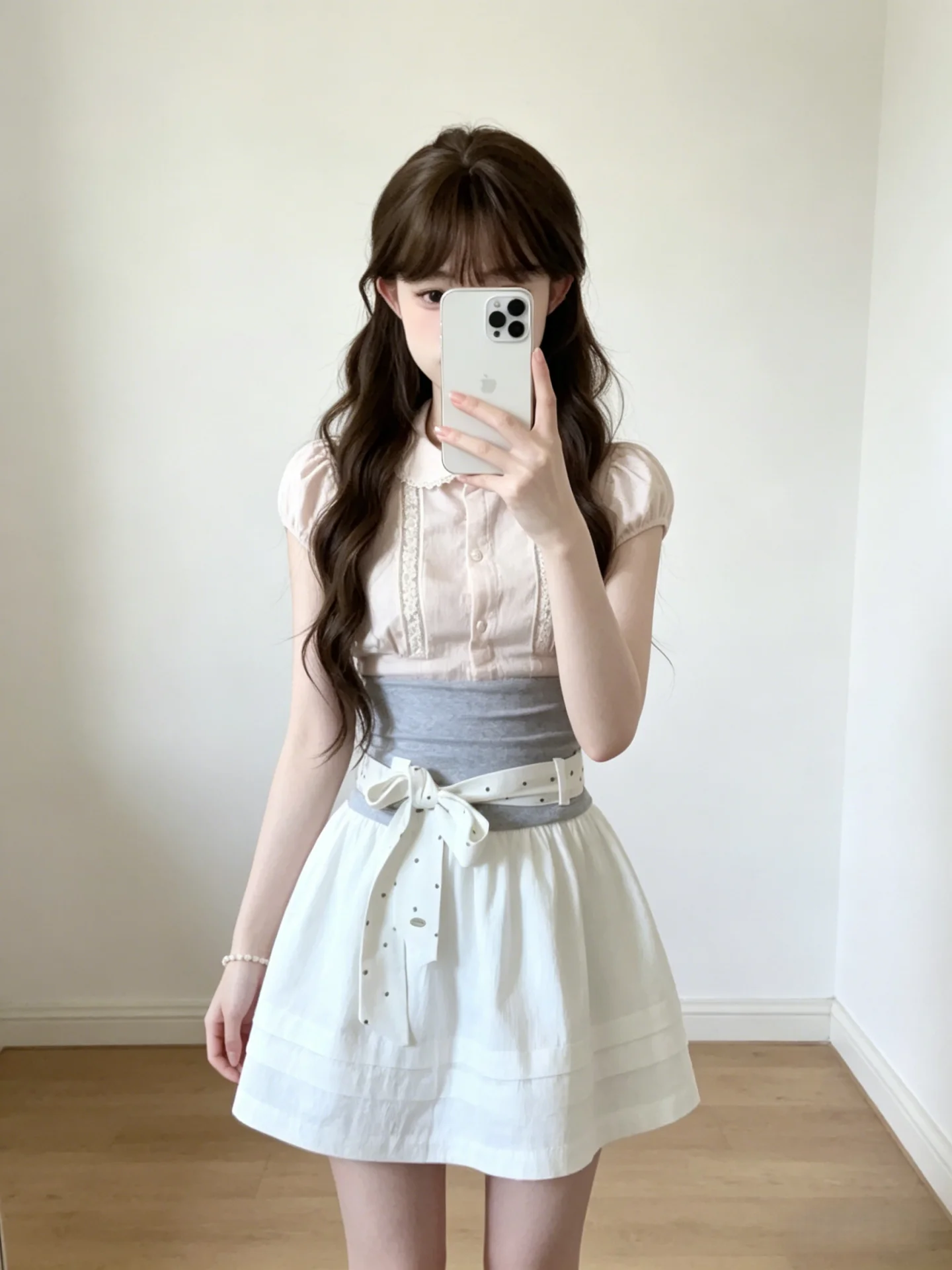 Sweet Girl Style Bubble Sleeve Shirt And High Waist Skirt Two Piece Set Women Summer Fashion Ensemble Short Sleeve Flip ...
Sweet Girl Style Bubble Sleeve Shirt And High Waist Skirt Two Piece Set Women Summer Fashion Ensemble Short Sleeve Flip ...