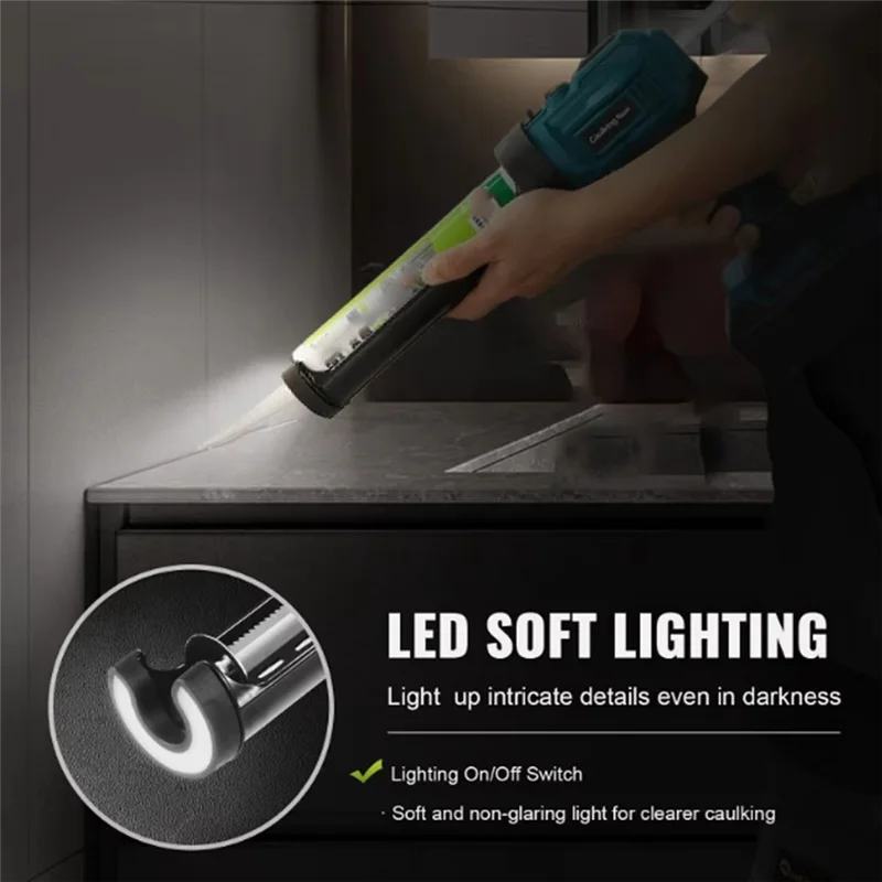 YLS-Electric Caulking Gun Glass Glue Gun Wireless 4 Speeds Lithium Battery Doors Windows Filling Sewing Gun For
YLS-Electric Caulking Gun Glass Glue Gun Wireless 4 Speeds Lithium Battery Doors Windows Filling Sewing Gun For