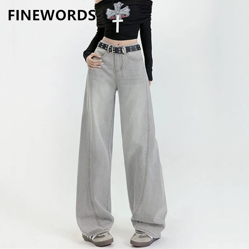 FINEWORDS винтажные корейские широкие серые зимние джинсы женские повседневные кашемировые джинсы в стиле Харадзюку уличная одежда с высокой талией теплые мешковатые джинсы
FINEWORDS винтажные корейские широкие серые зимние джинсы женские повседневные кашемировые джинсы в стиле Харадзюку уличная одежда с высокой талией теплые мешковатые джинсы