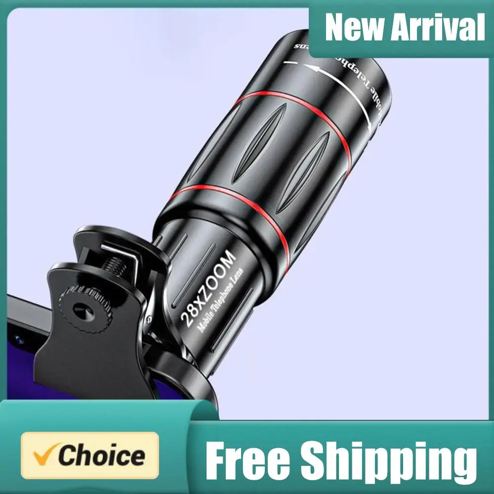 18/28/36X Mobile Phone Camera Lens Clip-On Zoom Phone Camera Telephoto Lens Universal Optical Telescope Lens for Smartphone
18/28/36X Mobile Phone Camera Lens Clip-On Zoom Phone Camera Telephoto Lens Universal Optical Telescope Lens for Smartphone