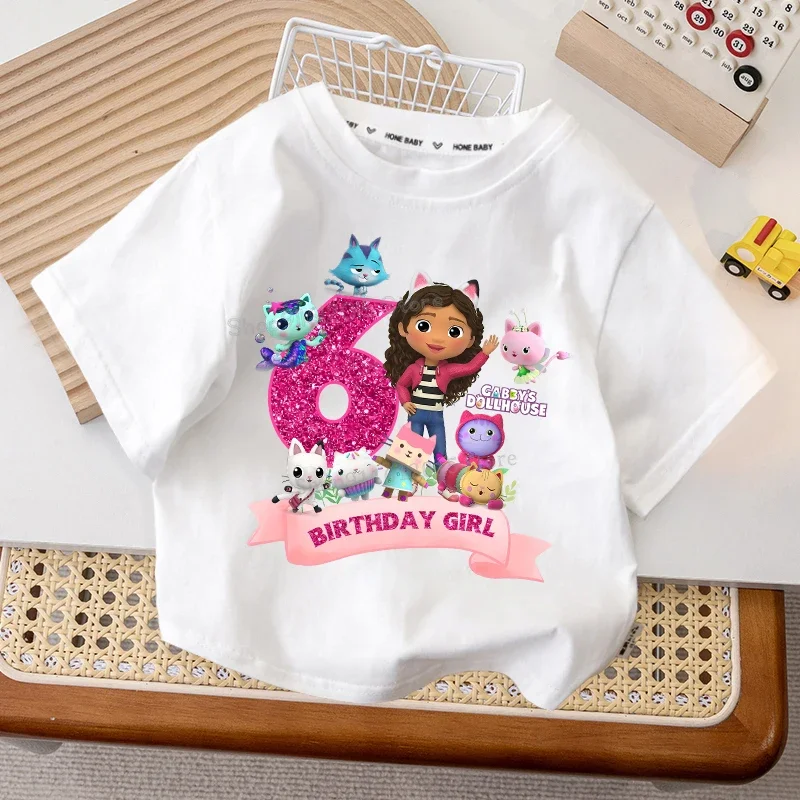Gabby's Dollhouse Girl Number Cotton Tee Cute Cartoon Kids Birthday Clothes Short Sleeve Baby Tee Tops Summer Toddler Clothing
Gabby's Dollhouse Girl Number Cotton Tee Cute Cartoon Kids Birthday Clothes Short Sleeve Baby Tee Tops Summer Toddler Clothing