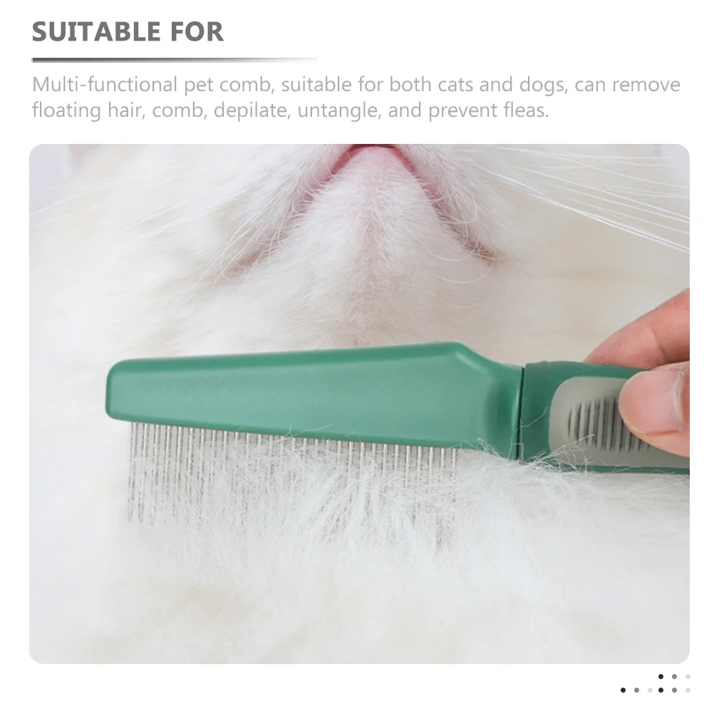 Cat Comb Dog Comb Metal Fine Teeth Comfortable Grip Removing Dead Skin Shedding Untangling Grooming Supplies Dog Hair Detangler
Cat Comb Dog Comb Metal Fine Teeth Comfortable Grip Removing Dead Skin Shedding Untangling Grooming Supplies Dog Hair Detangler
