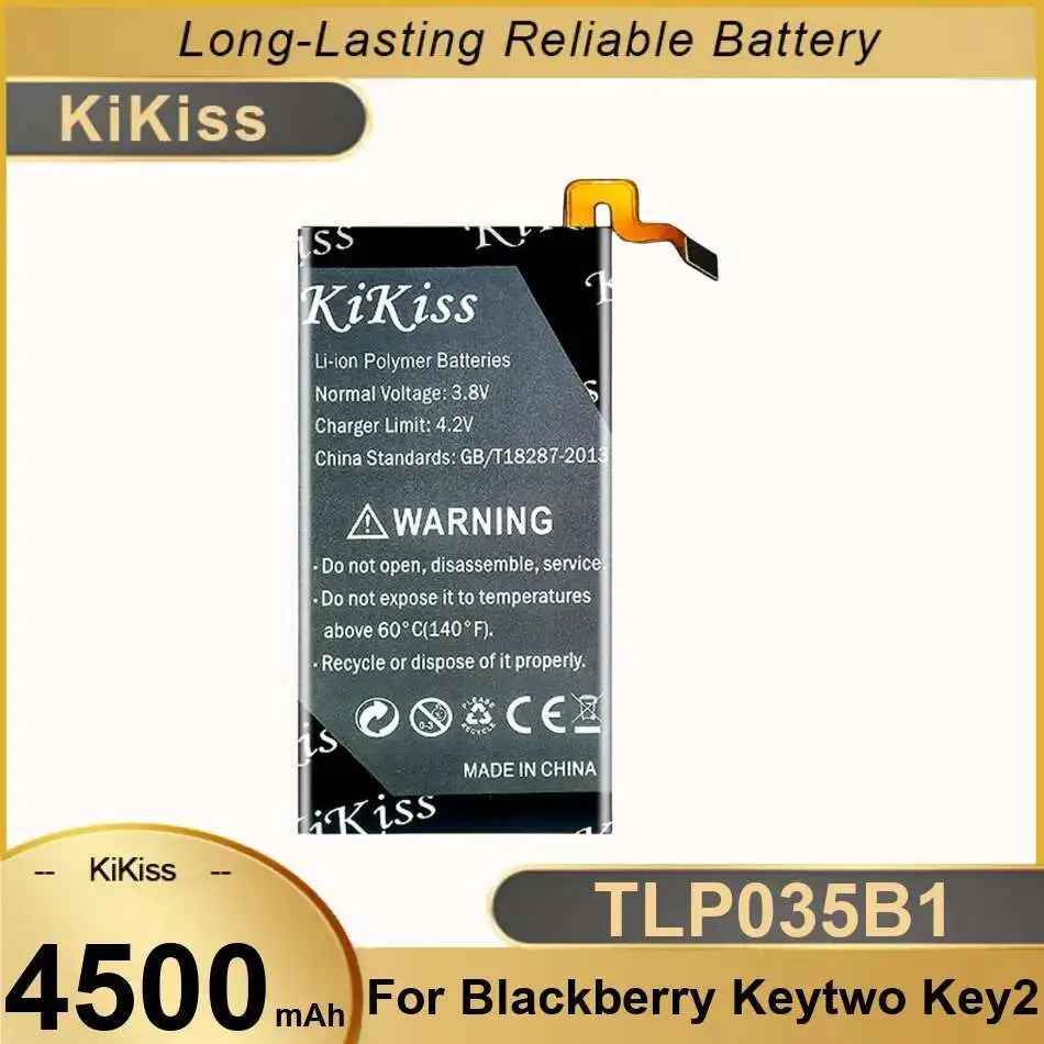 For Blackberry Keytwo KEY2 Smartphone Environmentally Friendly 4500mAh TLP035B1 Mobile Phone Battery
For Blackberry Keytwo KEY2 Smartphone Environmentally Friendly 4500mAh TLP035B1 Mobile Phone Battery