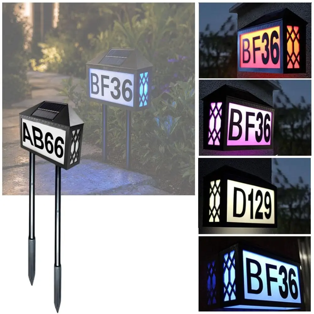 Dual Use Installation Solar LED Address Number Light Stake In-Ground Automatic Charging House Marker Lamp Wall Mount
Dual Use Installation Solar LED Address Number Light Stake In-Ground Automatic Charging House Marker Lamp Wall Mount