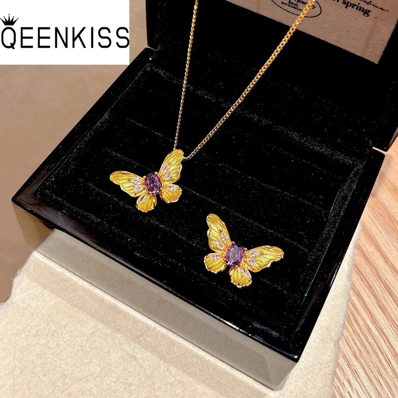 QEENKISS Gold Butterfly Ring+Necklace For Women Wedding Party Birthday Christmas Bride Mother Girlfriend Ladies Gifts JS588
QEENKISS Gold Butterfly Ring+Necklace For Women Wedding Party Birthday Christmas Bride Mother Girlfriend Ladies Gifts JS588
