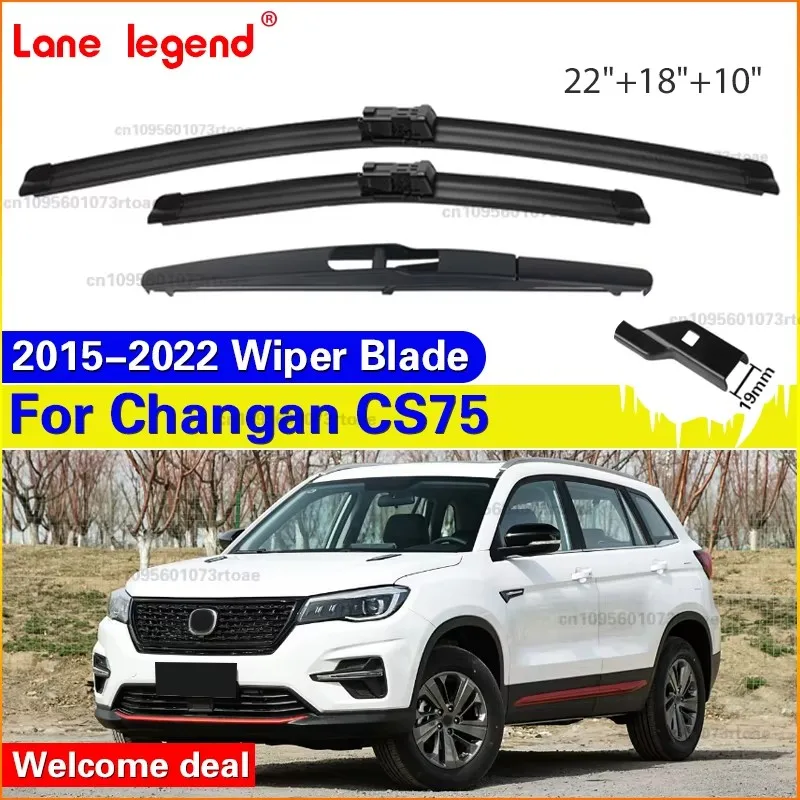 3PCS For Changan CS75 2015 2016 2017 2018 2019 2020 2021 2022 Front Rear Wiper Blades Windshield Windscreen Window 22"+18"+10"
3PCS For Changan CS75 2015 2016 2017 2018 2019 2020 2021 2022 Front Rear Wiper Blades Windshield Windscreen Window 22"+18"+10"