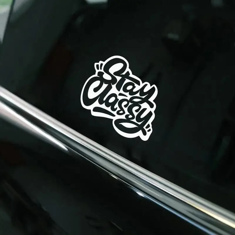 Виниловая наклейка 2D "Stay Classy", водонепроницаемая, для автомобиля, грузовика, мотоцикла и ноутбука
Виниловая наклейка 2D "Stay Classy", водонепроницаемая, для автомобиля, грузовика, мотоцикла и ноутбука