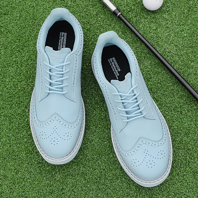 Professional men's golf shoes casual leather shoes casual business golf sports shoes non-slip fashion men's shoes
Professional men's golf shoes casual leather shoes casual business golf sports shoes non-slip fashion men's shoes