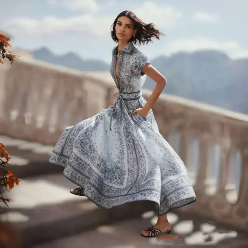 WOMEN'S dress floral linen elegant long dresses casual vacation beach party dresses woman clothing fashion summer dresses 2024
WOMEN'S dress floral linen elegant long dresses casual vacation beach party dresses woman clothing fashion summer dresses 2024